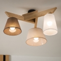 Brilagi - LED  Nadgradni lestenec ANTHONY 3xE14/40W/230V hrast