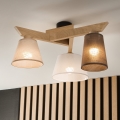 Brilagi - LED  Nadgradni lestenec ANTHONY 3xE14/40W/230V hrast