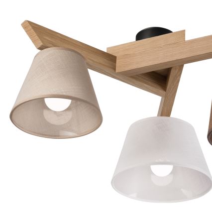 Brilagi - LED  Nadgradni lestenec ANTHONY 3xE14/40W/230V hrast