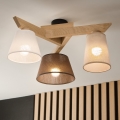 Brilagi - LED  Nadgradni lestenec ANTHONY 3xE14/40W/230V hrast
