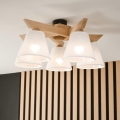 Brilagi - LED  Nadgradni lestenec ANTHONY 5xE14/40W/230V hrast/bela