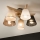 Brilagi - LED  Nadgradni lestenec ANTHONY 5xE14/40W/230V hrast