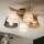 Brilagi - LED  Nadgradni lestenec ANTHONY 5xE14/40W/230V hrast