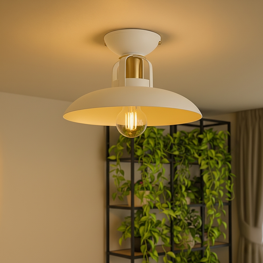 Brilagi - LED Nadgradni lestenec FLAMENGO 1xE27/60W/230V bela