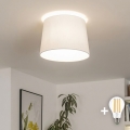 Brilagi - LED nadometna stropna svetilka CERIA 1xE27/40W/230V premer 30 cm bela