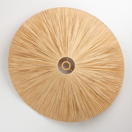 Brilagi - LED nadometna stropna svetilka CERIA BOHO 1xE27/40W/230V premer 80 cm rafija/hrast