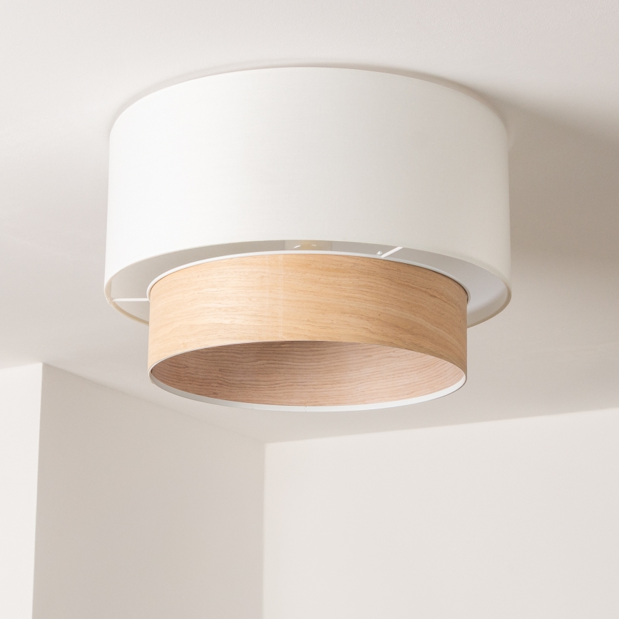 Brilagi - LED nadometni lestenec CERIA 1xE27/40W/230V Ø 50 cm bela/bež