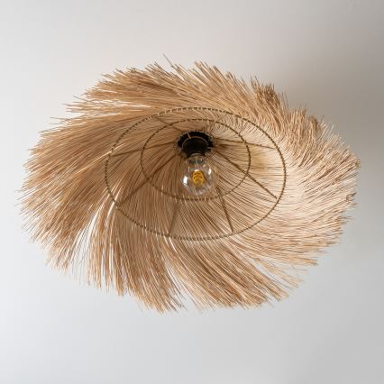 Brilagi - LED nadometni lestenec CERIA BOHO, 1xE27/40W/230V, premer 100 cm, iz ratana