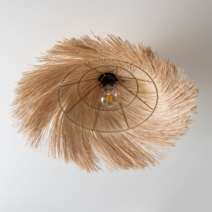 Brilagi - LED nadometni lestenec CERIA BOHO, 1xE27/40W/230V, premer 100 cm, iz ratana