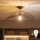 Brilagi - LED nadometni lestenec CERIA WIRE 1xE27/60W/230V 40x56 cm črn