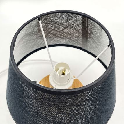 Brilagi - LED Namizna svetilka ANTHONY 1xE14/40W/230V hrast/črna