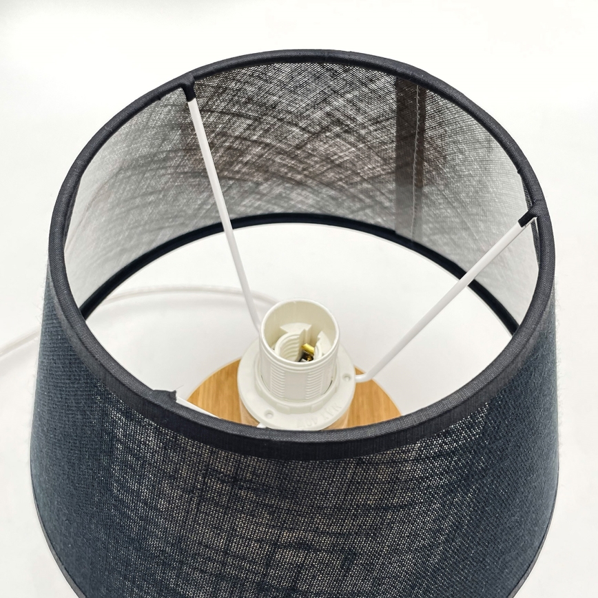 Brilagi - LED Namizna svetilka ANTHONY 1xE14/40W/230V hrast/črna