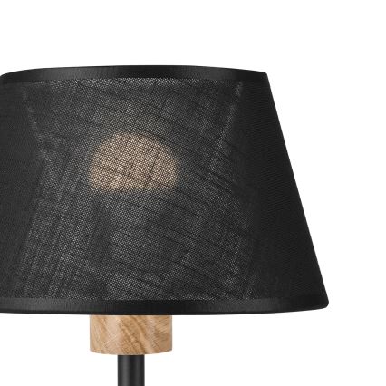 Brilagi - LED Namizna svetilka ANTHONY 1xE27/60W/230V hrast/črna