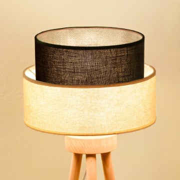 Brilagi - LED namizna svetilka BOHO STYLE 1xE27/15W/230V kremna/rjava