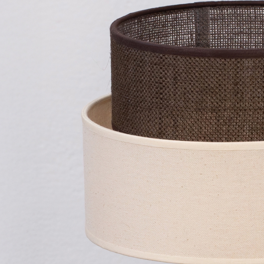 Brilagi - LED namizna svetilka BOHO STYLE 1xE27/15W/230V kremna/rjava