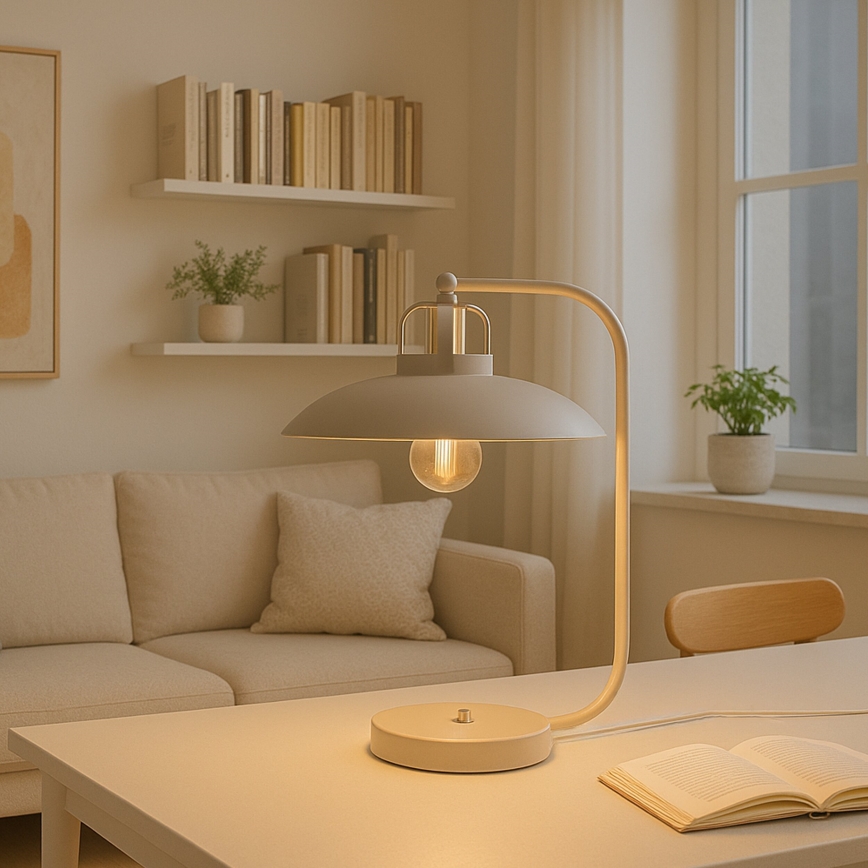 Brilagi - LED Namizna svetilka FLAMENGO 1xE27/60W/230V bež