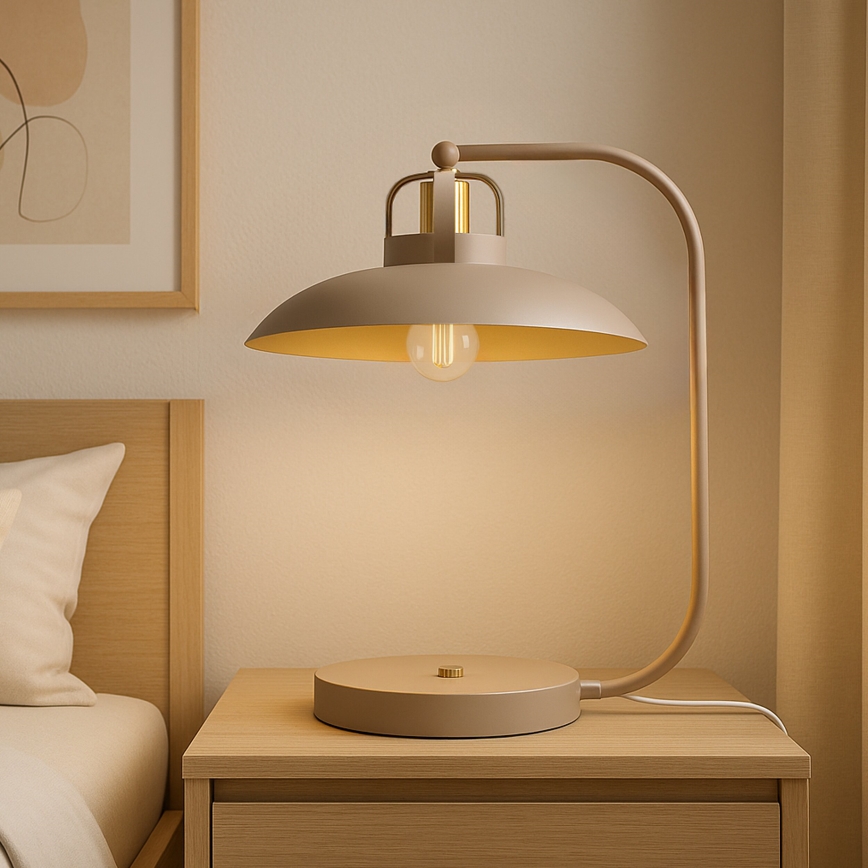 Brilagi - LED Namizna svetilka FLAMENGO 1xE27/60W/230V bež