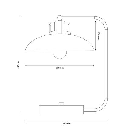 Brilagi - LED Namizna svetilka FLAMENGO 1xE27/60W/230V bež