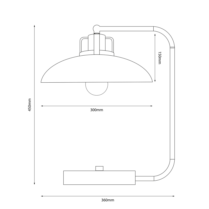 Brilagi - LED Namizna svetilka FLAMENGO 1xE27/60W/230V bež