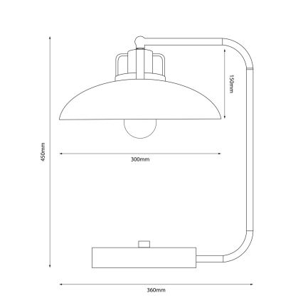 Brilagi - LED Namizna svetilka FLAMENGO 1xE27/60W/230V modra