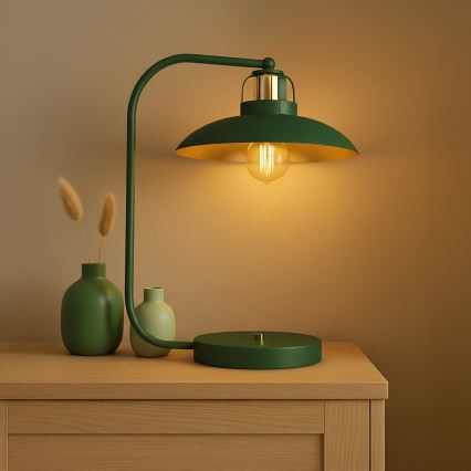 Brilagi - LED Namizna svetilka FLAMENGO 1xE27/60W/230V zelena