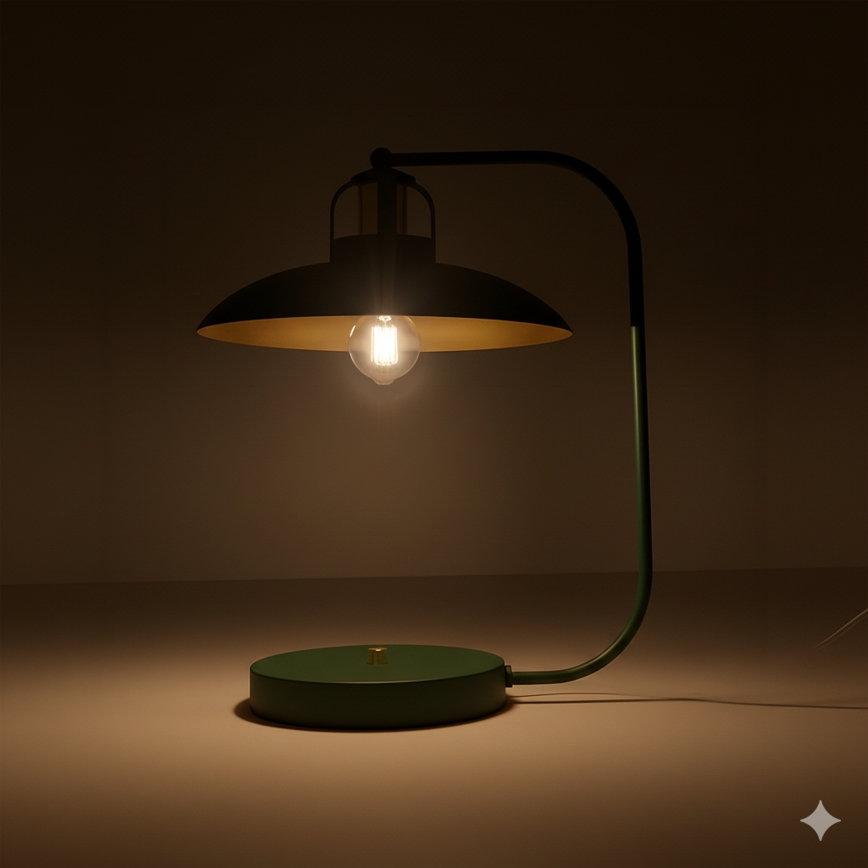 Brilagi - LED Namizna svetilka FLAMENGO 1xE27/60W/230V zelena