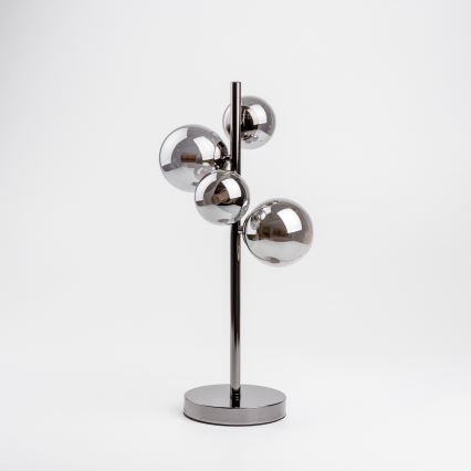 Brilagi - LED namizna svetilka MILLA 4xG9/3W/230V črni krom/dimno steklo