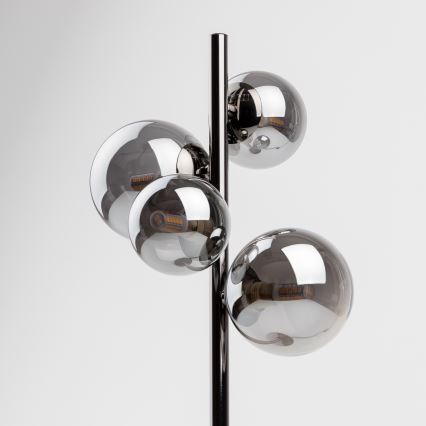 Brilagi - LED namizna svetilka MILLA 4xG9/3W/230V črni krom/dimno steklo