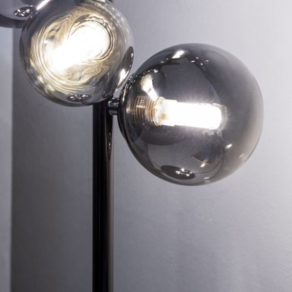 Brilagi - LED namizna svetilka MILLA 4xG9/3W/230V črni krom/dimno steklo