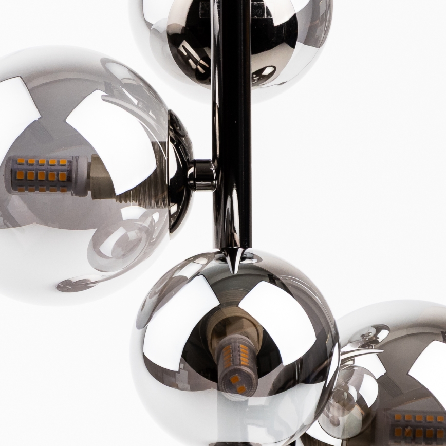 Brilagi - LED namizna svetilka MILLA 4xG9/3W/230V črni krom/dimno steklo