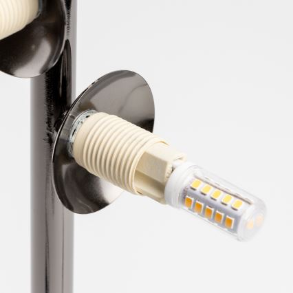 Brilagi - LED namizna svetilka MILLA 4xG9/3W/230V črni krom/dimno steklo