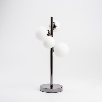 Brilagi - LED Namizna svetilka MILLA 4xG9/3W/230V sijajni krom/bela