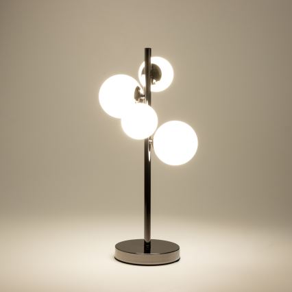 Brilagi - LED Namizna svetilka MILLA 4xG9/3W/230V sijajni krom/bela