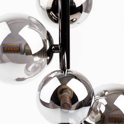 Brilagi - LED Namizna svetilka MILLA 4xG9/3W/230V sijajni krom/dimna