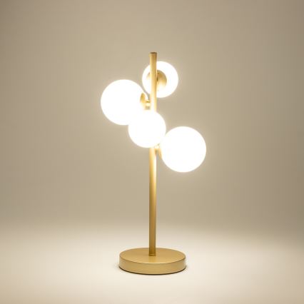 Brilagi - LED Namizna svetilka MILLA 4xG9/3W/230V zlata/bela