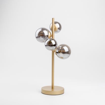 Brilagi - LED Namizna svetilka MILLA 4xG9/3W/230V zlata/dimna