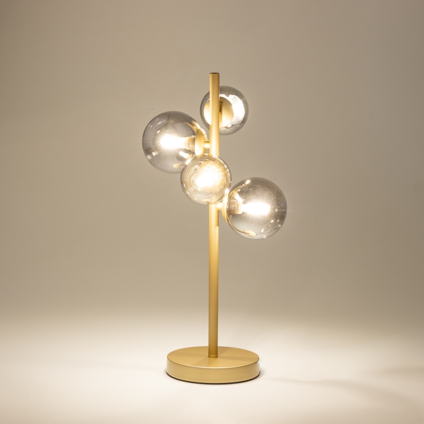 Brilagi - LED Namizna svetilka MILLA 4xG9/3W/230V zlata/dimna