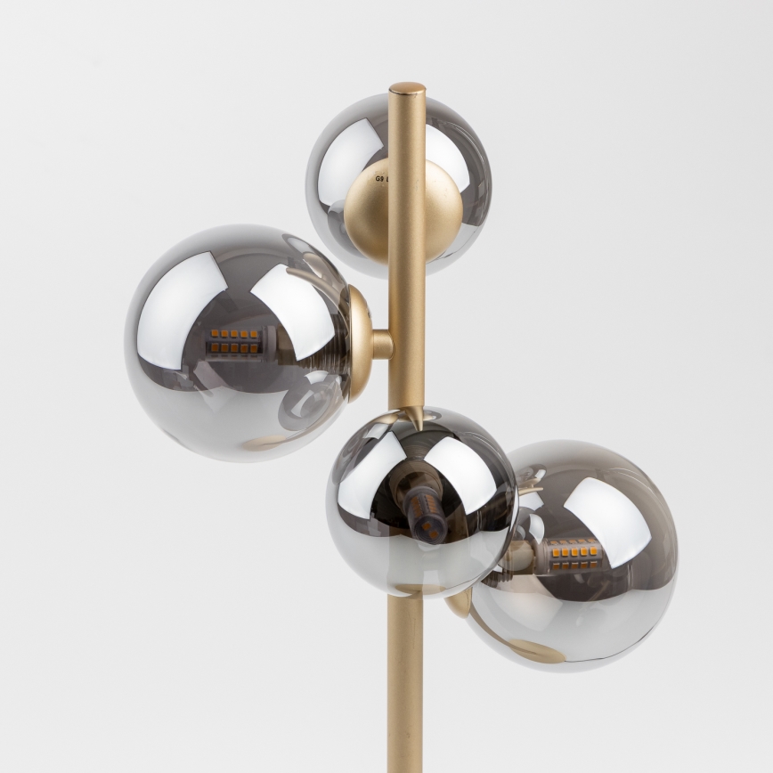 Brilagi - LED Namizna svetilka MILLA 4xG9/3W/230V zlata/dimna