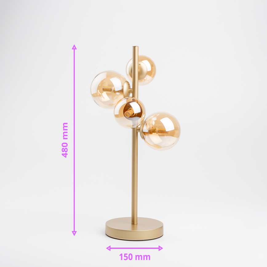 Brilagi - LED Namizna svetilka MILLA 4xG9/3W/230V zlata