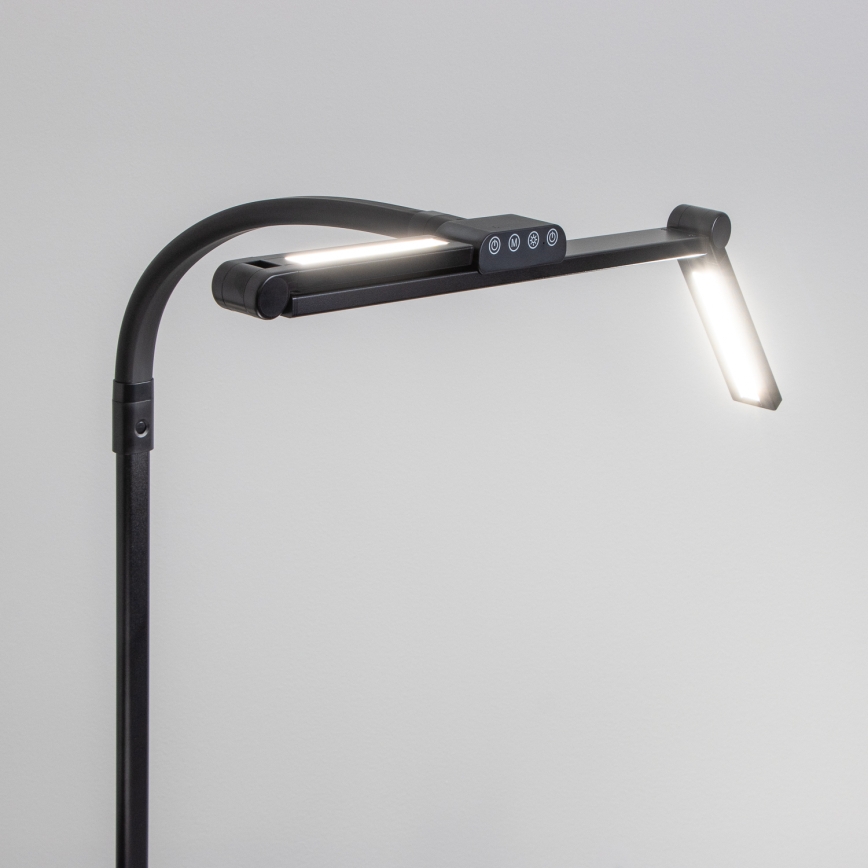 Brilagi - LED zatemnjevalna namizna svetilka na dotik s sponko VARIO LED/24W/230V 3000-6500K CRI 92 črna