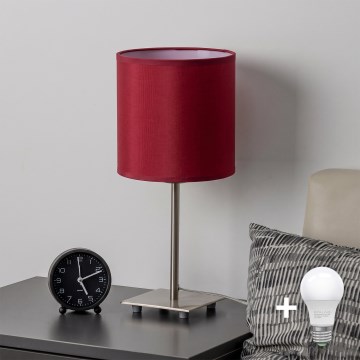 Brilagi - LED namizna svetilka NUBILA 1xE27/60W/230V pompejska rdeča