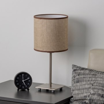 Brilagi - LED namizna svetilka NUBILA 1xE27/60W/230V rjava