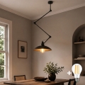 Brilagi - LED nastavljiva stropna svetilka na drogu IRONBEAM 1xE27/60W/230V črna