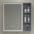 BRILAGI - LED ogledalna kopalniška omarica z osvetlitvijo AVOLA SINGLE 55x70 cm