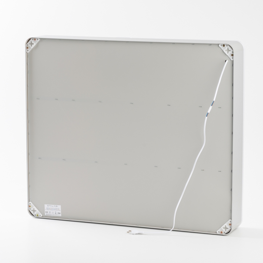 BRILAGI - LED ogledalna kopalniška omarica z osvetlitvijo NOTO SINGLE 77x65 cm