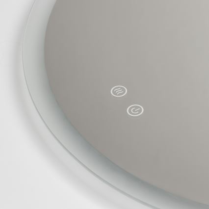 Brilagi - LED kopalniško ogrevano ogledalo CLARA PRO LED/19W/230V Ø 60 cm IP44 CRI 90 z možnostjo zatemnitve + CCT