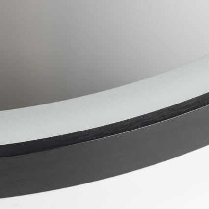 Brilagi - LED kopalniško ogledalo ASTI LED/19W/230V Ø 60 cm črno IP44 CRI 90 zatemnljivo + CCT