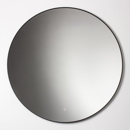 Brilagi - LED kopalniško ogledalo VENA BLACK LED/26W/230V Ø 80 cm IP44 CRI 90 zatemnljivo + CCT