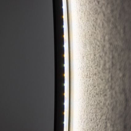 Brilagi - LED kopalniško ogledalo VENA BLACK LED/26W/230V Ø 80 cm IP44 CRI 90 zatemnljivo + CCT