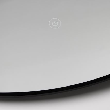 Brilagi - LED kopalniško ogledalo VENA BLACK LED/26W/230V Ø 80 cm IP44 CRI 90 zatemnljivo + CCT